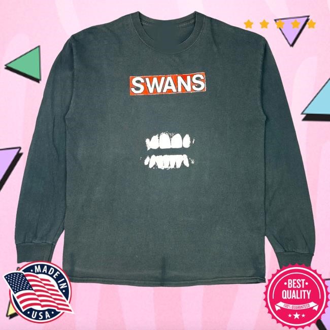 Jerks Store Late 00S Swans T Shirt Jerks Store Late 00S Swans Tee