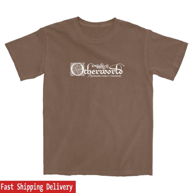 Official Otherworld Pod Merch Store Otherworld Camp Shirt - Brown Long Sleeve Shirt Official Otherworld Pod Merch Store Otherworld Camp Shirt - Brown Crewneck Sweatshirt