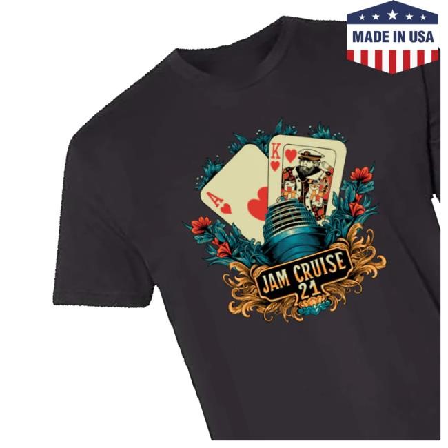 Cloud9 Adventures Jam Cruise 21 Blackjack New Shirt