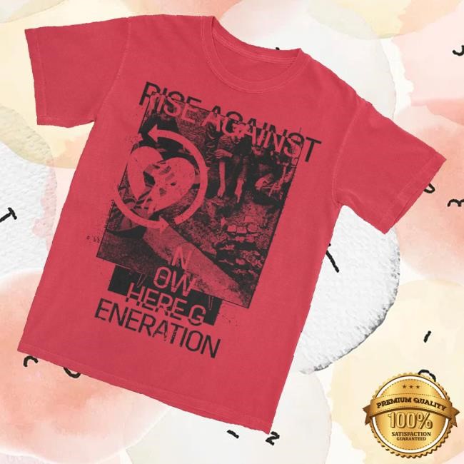 Official Rise Against Merch Street Kids Shirt (Paprika)