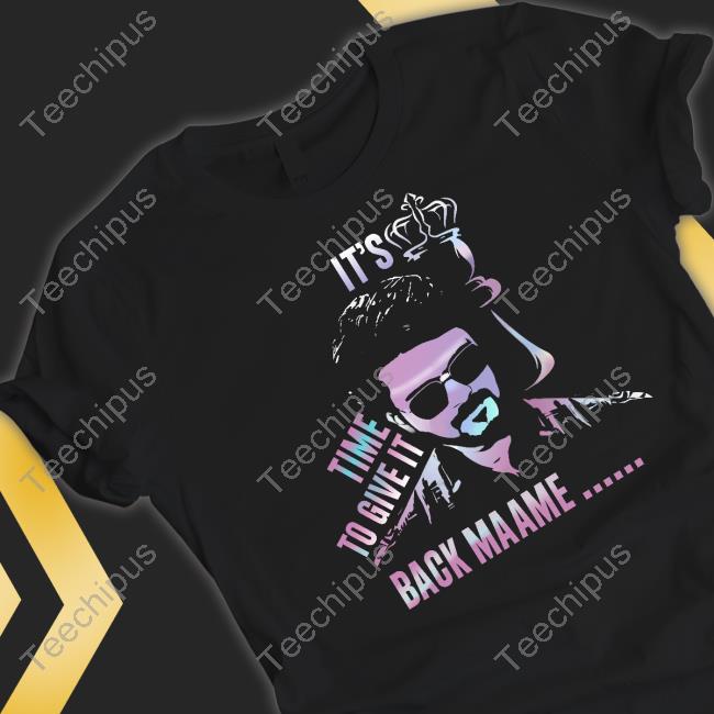 Vijay It's Time To Give It Back Maame Shirt