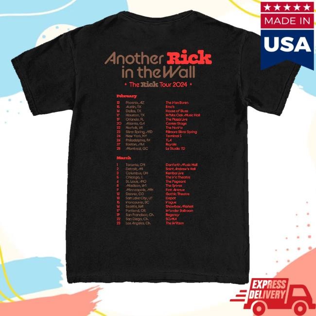 Ricky Montgomery Merch Shop Store Official Another Rick In The Wall Tour Tank Top