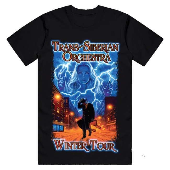 Official Trans-Siberian Orchestra Merch Store 2024 Program Itin Crewneck Sweatshirt