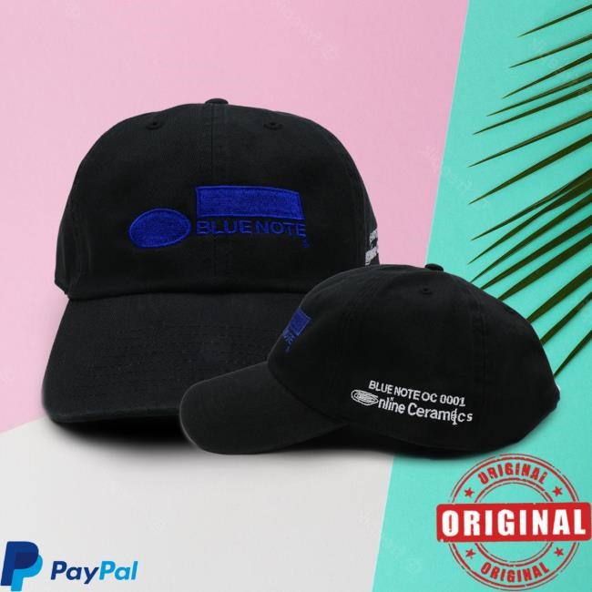 Blue Note Records Merch Store Blue Note X Online Ceramics Black Snapback