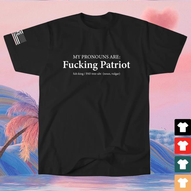 Mtr Defense Store Merch Mtr Defense Fucking Patriot Pronouns Hoodie