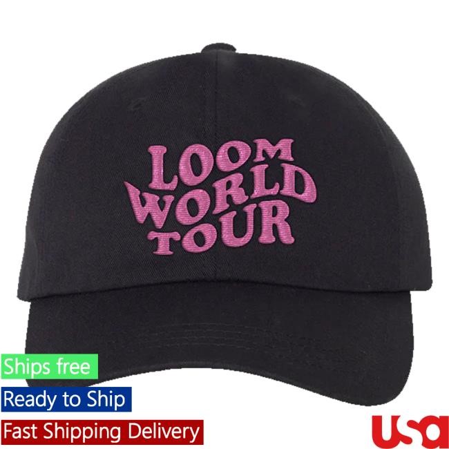Imagine Dragons Music Merch Store Shop Loom Dad Twill Cap W/ Pink Embroidery