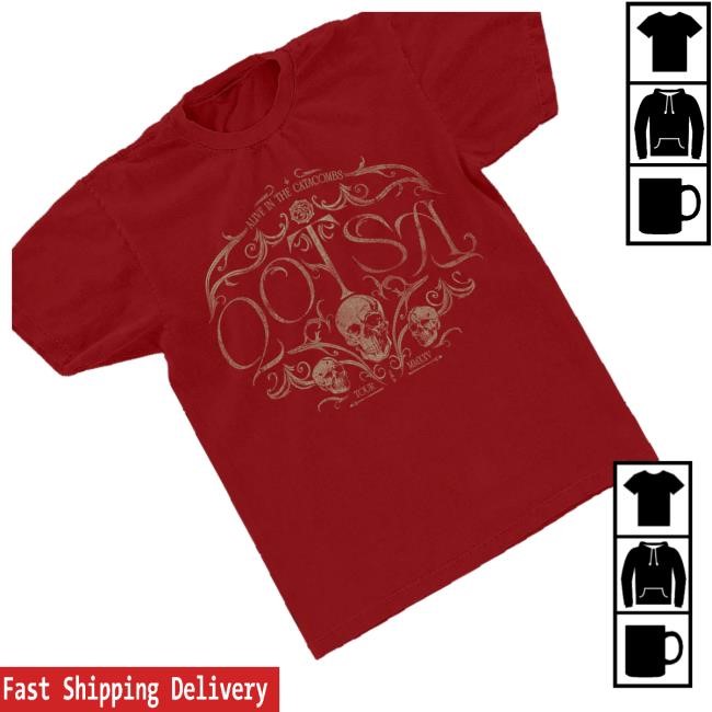 Queens Of The Stone Age Merch Shop Alive In The Catacombs Skull Shirt