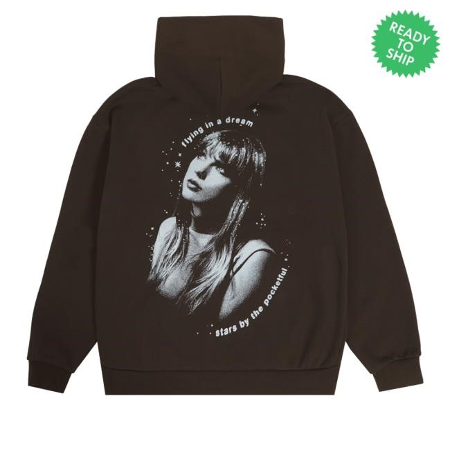 Taylor Swift Midnights Living In A Dream Brown Hoodie