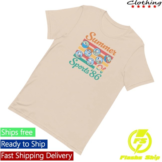Trending The Peanuts Store Merch Peanuts Summer Of Sports '86 Tee