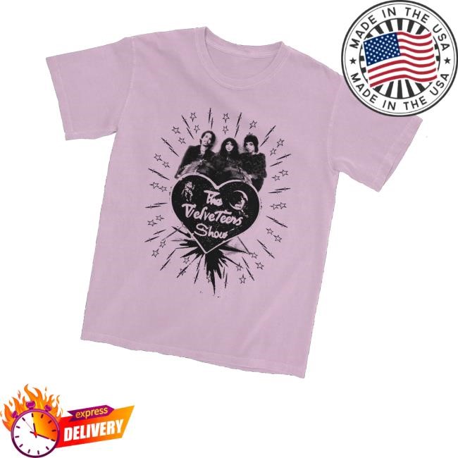 The Velveteers Merch Lilac Heart Kick Drum Sweatshirt