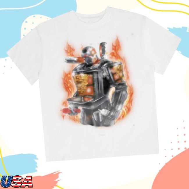 Wahlid Shawarma Man Airbrush Shirt