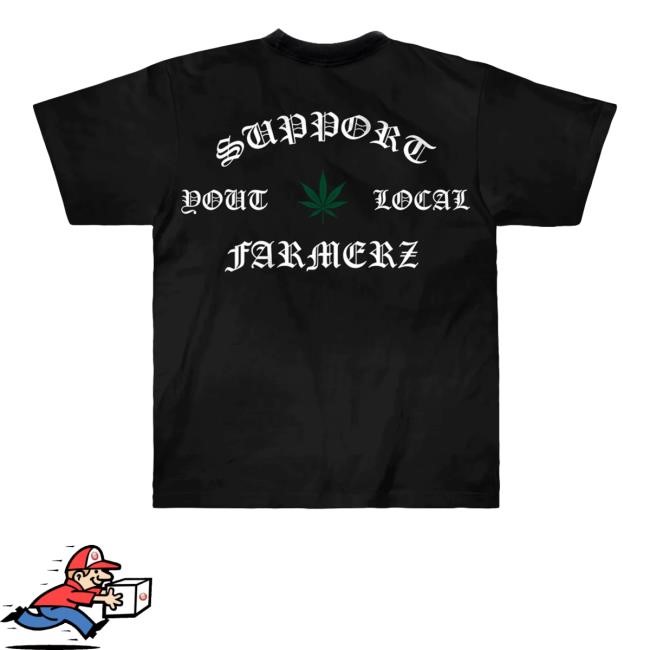 Rancho Humilde Store Old English Support Local Farmerz Tee