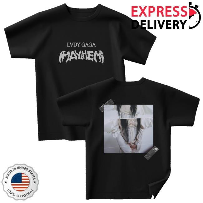 Ladygaga Merch Store Mayhem Taped Photo Zip Hoodie