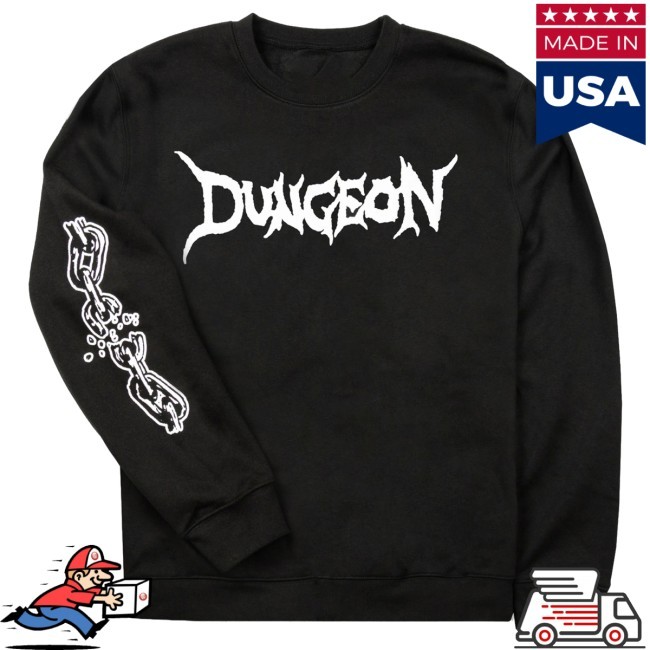 Note Shop Store Merch Dungeon Gateway Break The Chain Crewneck Sweatshirt Black Shirts