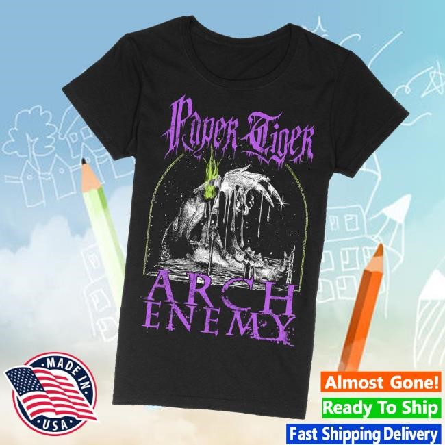 Archenemy Merch Paper Tiger Shirt