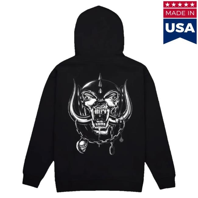 Motorhead Merch Straight Logo Warpig Crewneck Sweatshirt
