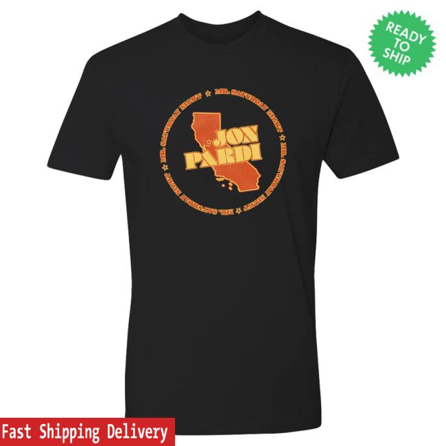 Official Merch Bar Jon Pardi Mr. Saturday Night T-Shirts MerchBar