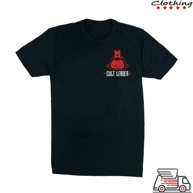 Devolver Digital Merch Store Cult Of The Lamb Cult Leader T-Shirt, Hoodie, Tank Top, Sweater And Long Sleeve T-Shirt