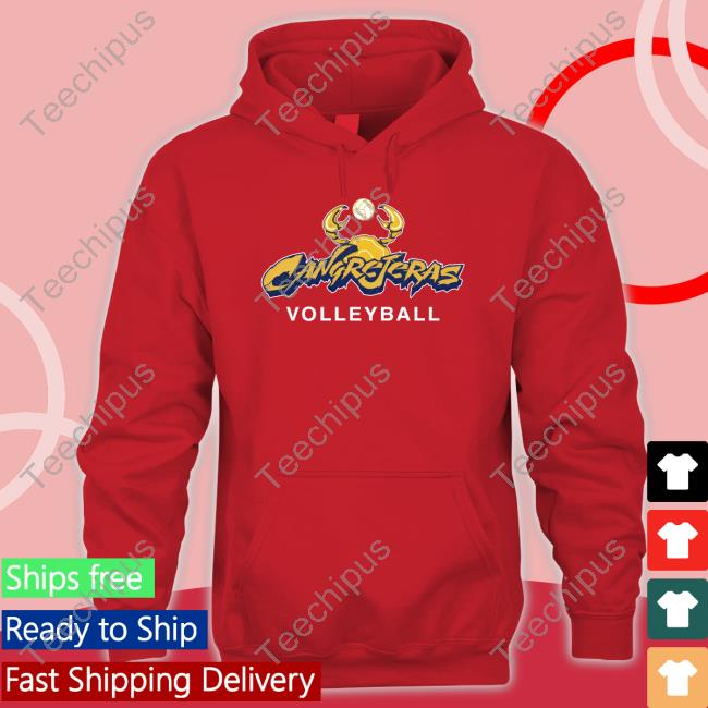 Cangrejeras Volleyball Hoodie Cangrejeras Volleyball T Shirt
