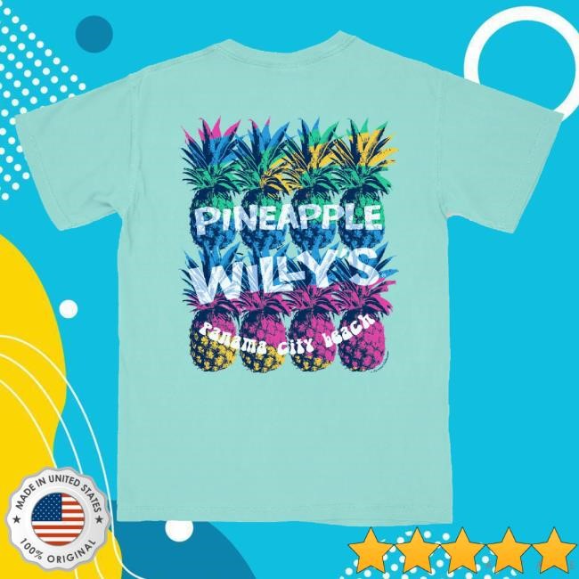 Trending Pineapple Willy's Gift Shop Chalky Mint Stacked Pineapple Tank Top