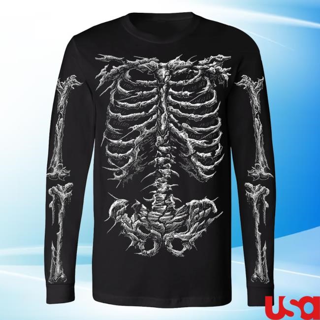Vampirefreaks Merch Dead Inside Skeleton T Shirt