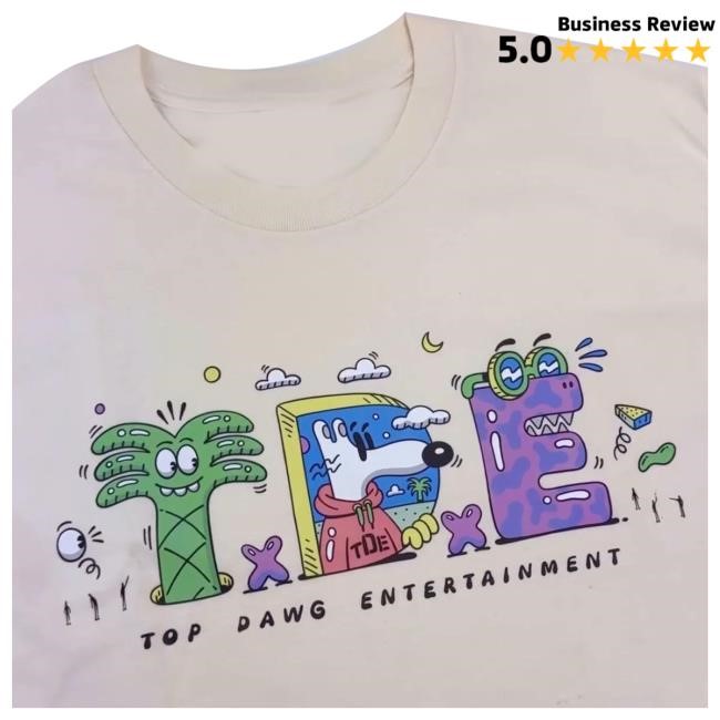Kendrick Lyrics Top Dawg Entertainment Tee Shirt