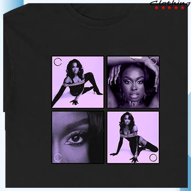 The Real Coco Jones Merch Shop Store Official Coco Purple Photo Shirt