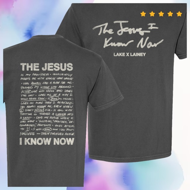 Trending Brandon Lake Store Merch The Jesus I Know Now Shirt