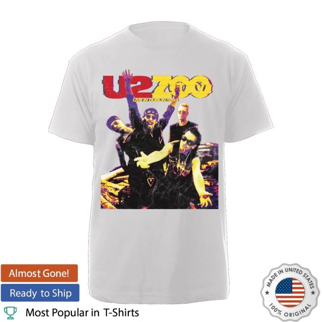 U2 Shop Store Zooropa Band Cutout Tee Shirt