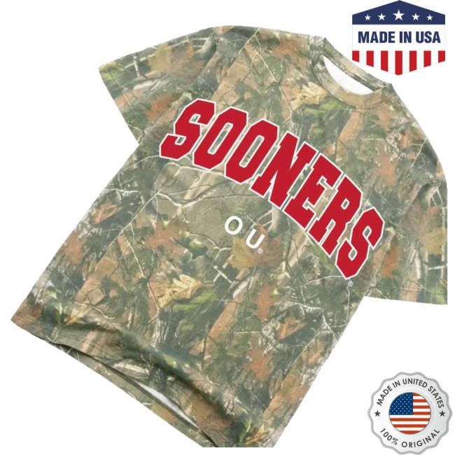Idared General Merch Shop Store University Of Oklahoma Sooners Camo Shirts