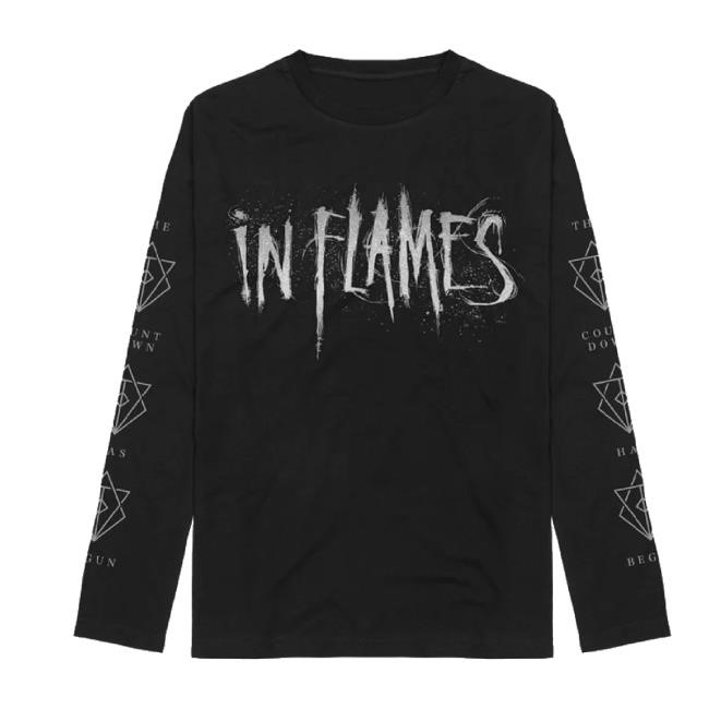 Original In Flames Merch Store Shop Countdown T-Shirt