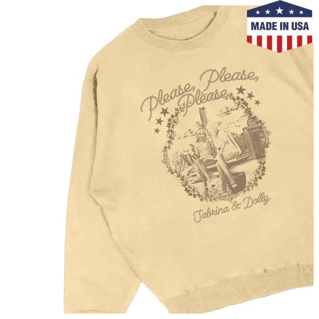 Sabrina Carpenter Merch Shop Store Official Please Please Please Remix Tee Shirt