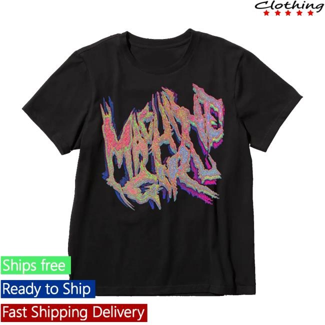 Machin3gir1 Merch Machine Girl Colorful Logo Youth T Shirt