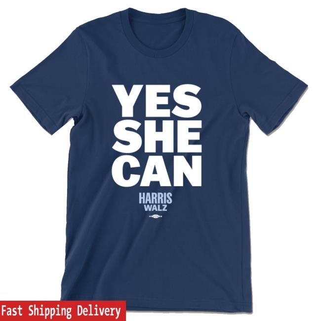 Kamala Harris Merch Store Yes She Can Shirts