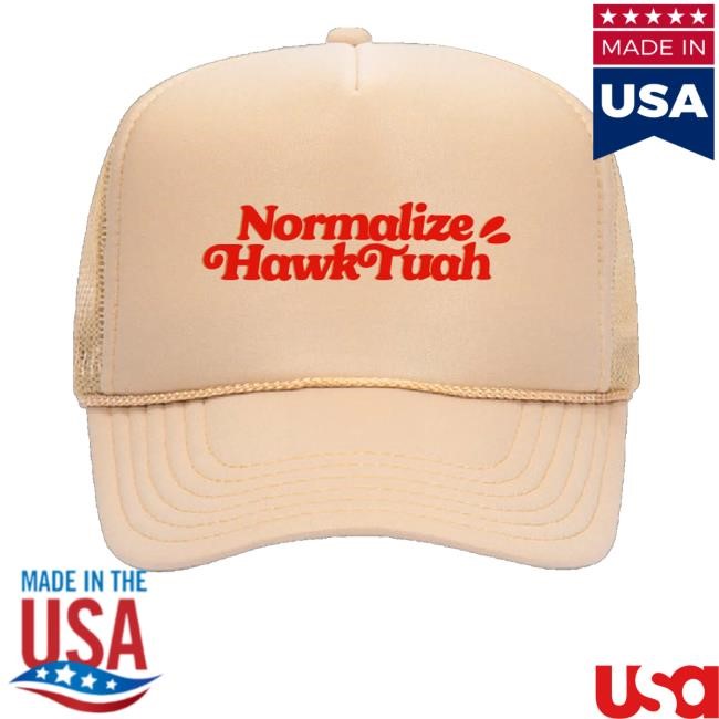 Normalize Hawk Tuah Tan Hat