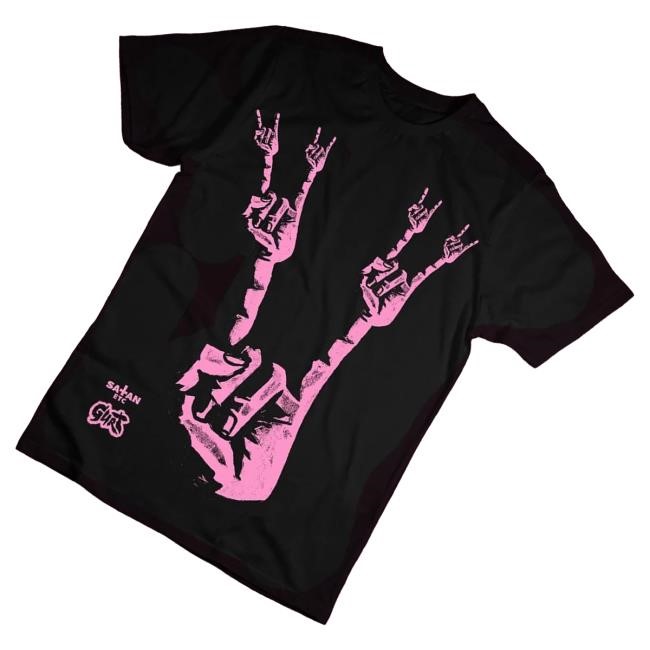 Official Gurt Merch Satan Etc Black Heart Show Tee Shirt