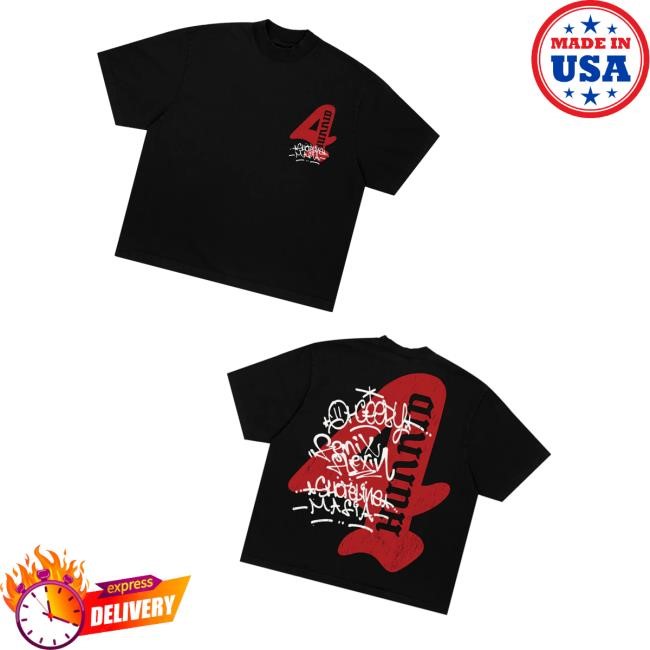 4Hunnid Merch Store Shop 4Hunnid Mafia 4 T-Shirt