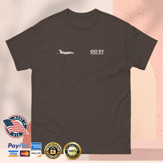 V1 Church Merch Shop Ground Crew T-Shirt - No Turning Back Shirts
