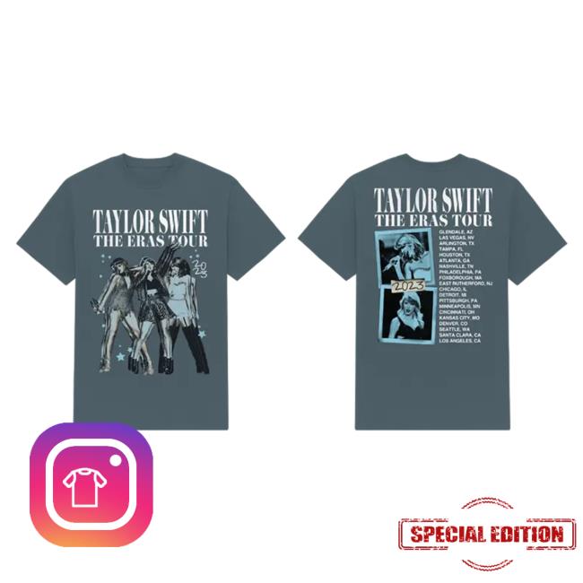 Official Spotify Merch Taylor Swift Store Taylor Swift The Eras Tour 1989 Album Attractive Shirt TaylorSwift Shop