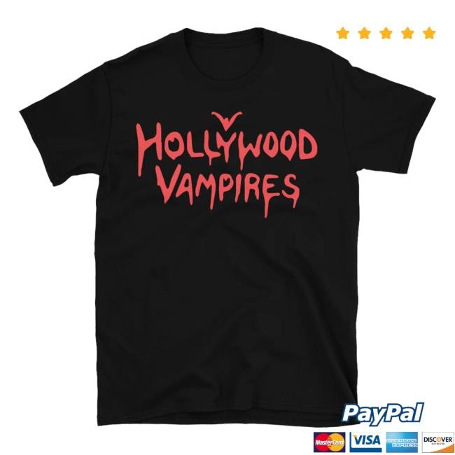 Hollywood Vampires Merch Store Shop Hollywood Vampires Logo Hoodie Sweashirt