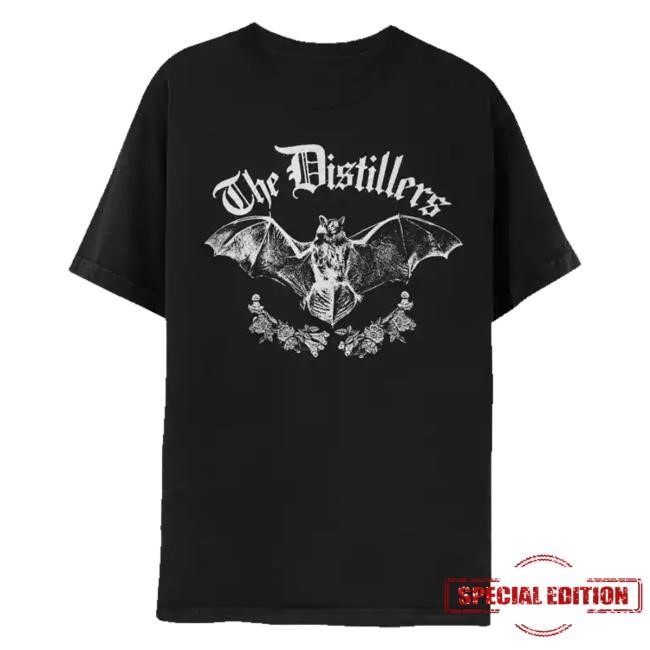 The Distillers Merch Store Bat Logo Long Sleeve Shirt