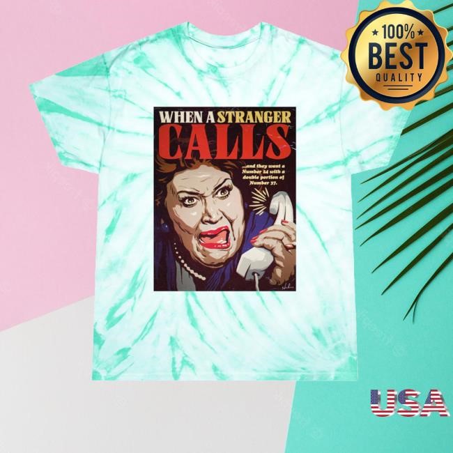 Nordacious Merch When A Stranger Calls Tie-Dye