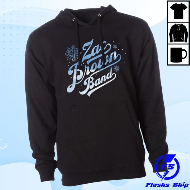 Zac Brown Band Merch Store Black Snowflake Shirts