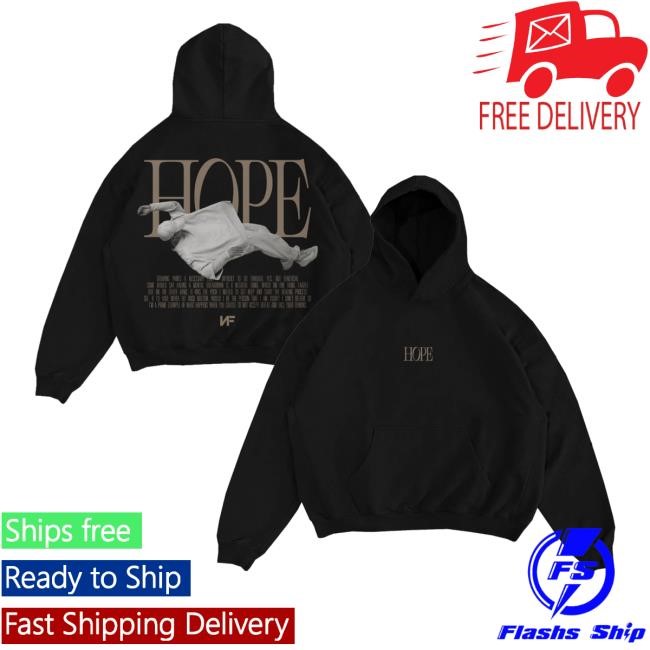 Premium Heavyweight Black "Hope" T-Shirt, Hoodie, Tank Top, Sweater And Long Sleeve T-Shirt Nfrealmusic Merch Store