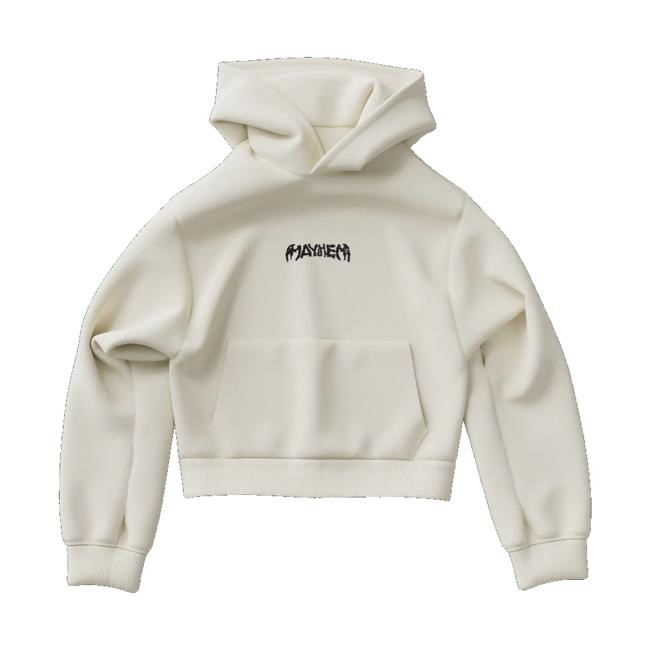 Ladygaga Merch Store Mayhem Orange Logo Hoodie