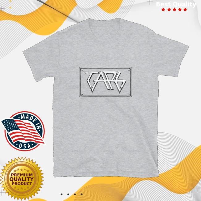 Manhead Shop Merch The Cars Grey License Plate Shirts