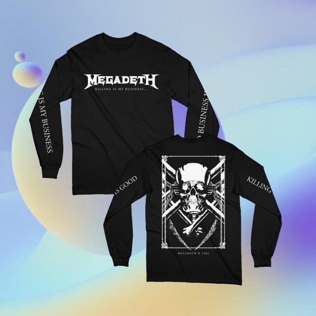 Megadeth Merch Store Shop Killing Is My Business T-Shirt, Hoodie, Tank Top, Sweater And Long Sleeve T-Shirt
