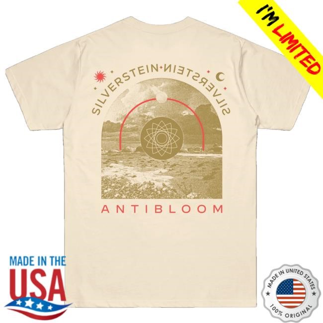 Official Silverstein Music Merch Anti Bloom Ivory Shirts