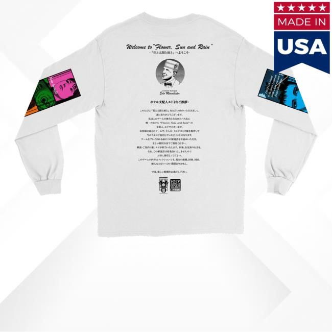 Flower Sun And Rain Shirt Mr. Mondo Flower Sun And Rain Crewneck Sweatshirt Scenes Of Explicit Violence Mr. Mondo