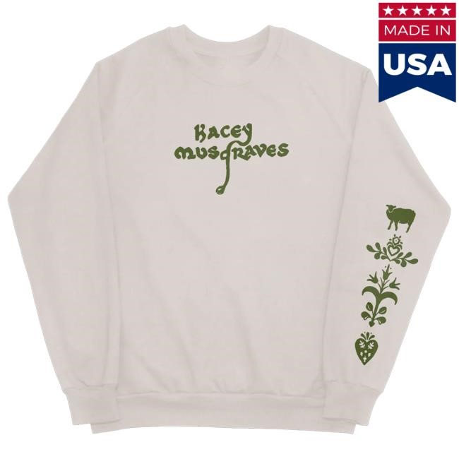 Official Kacey Musgraves Merch My Saturn Has Returned Sweatshirt (Cream) Sweatshirt